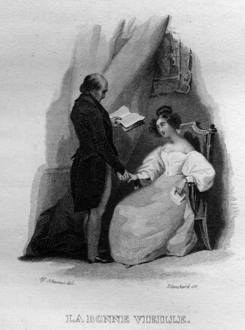 Beranger jó öreg dala Pierre Jean de Beranger (1780-1857) francia költő és dalszerző „Az életmű befejeződik” című művében (1834). alkotó: French School