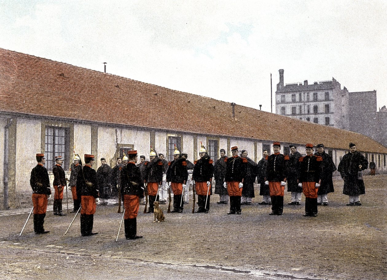 La parade - az „Album militaire”-ben” - lovasság: belföldi szolgálat alkotó: French School