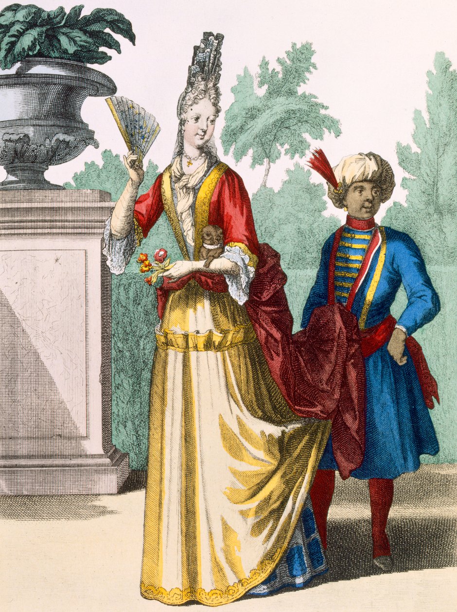 Hölgy nyári ruhában, 1690-1700 körül alkotó: French School