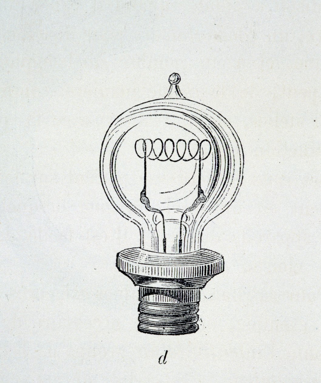 Edison lámpa – Figutree „A tudomány új hódításai” című könyvében alkotó: French School
