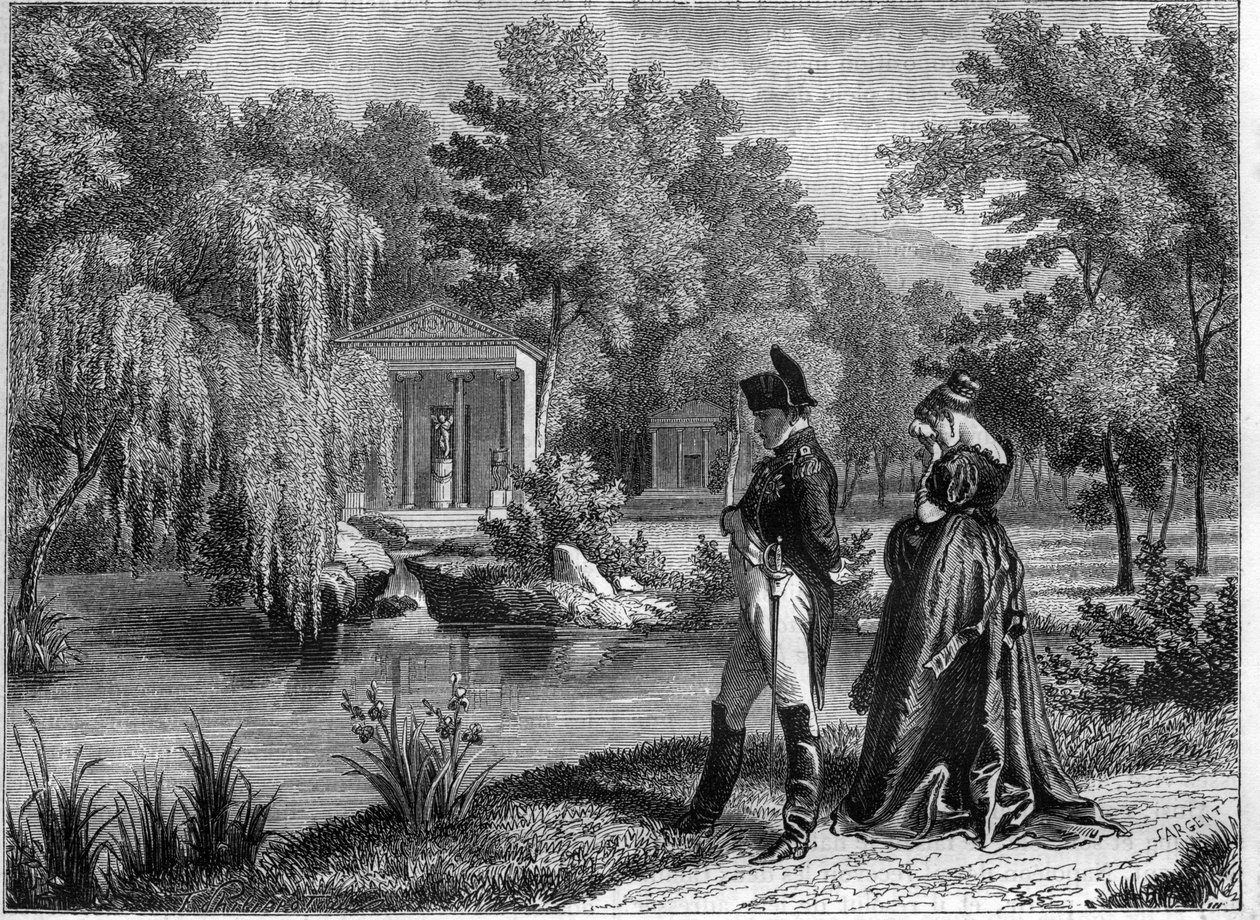 Napóleon utolsó tartózkodása a Malmaison-palotában – Napóleon és Hortense királynő utolsó látogatása La Malmaisonban, 1815. június – Adolphe Thiers „Histoire de l