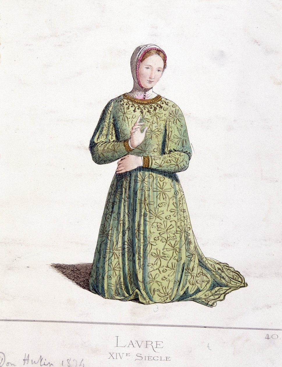Laure (Laura de Noves alkotó: French School