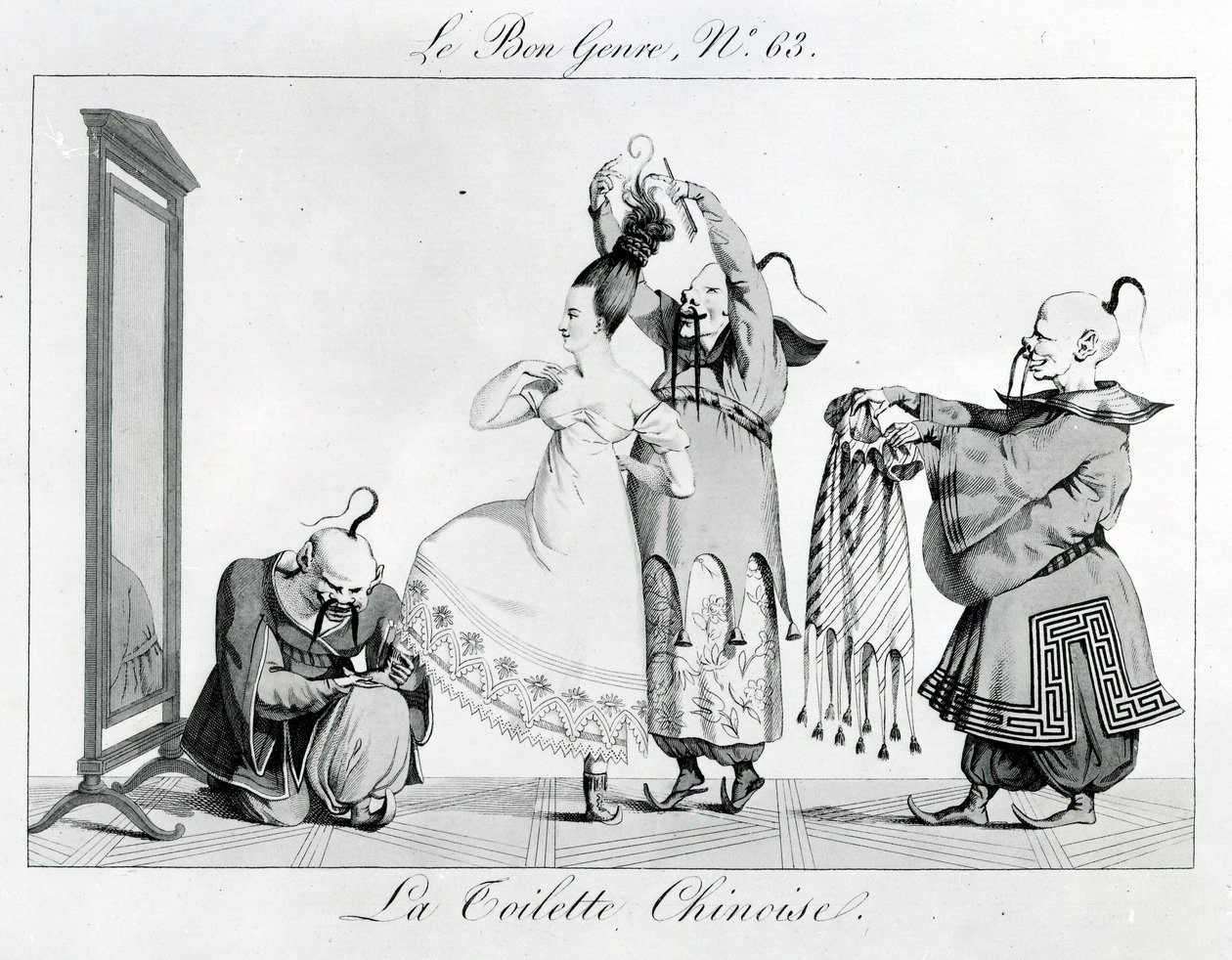 Le Bon Genre – A kínai vécé, 1813 alkotó: French School