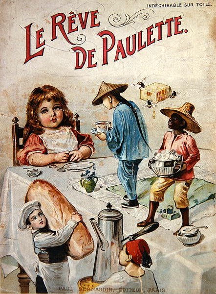 „Le Reve de Paulette”, 1900 körül (színes lito) alkotó: French School