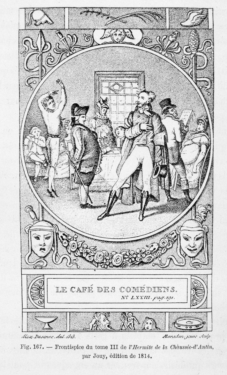 Le cafe des Comediens, Jouy "L