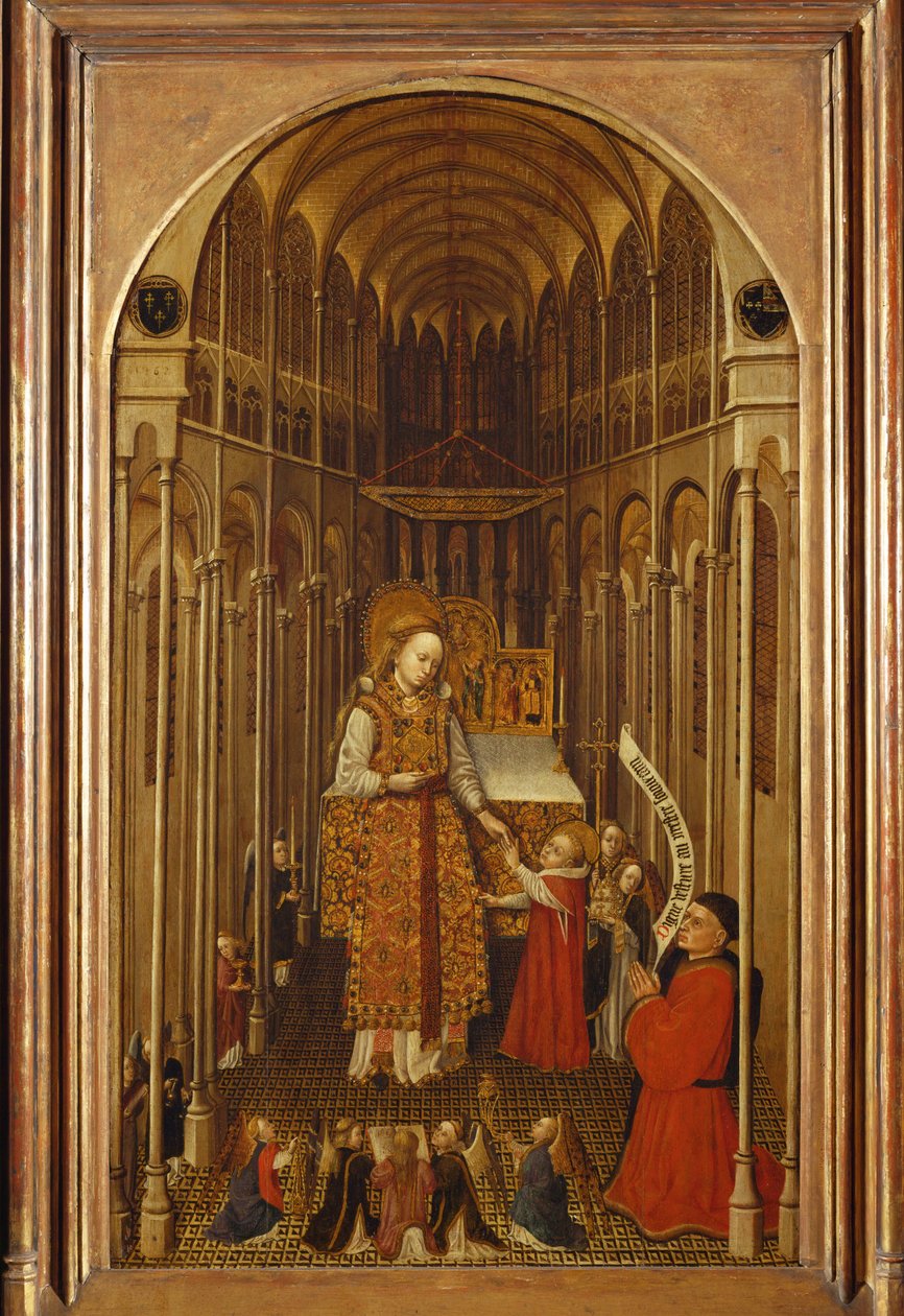 Le sacerdoce de la Vierge - a Szűzanya felszentelése ... alkotó: French School