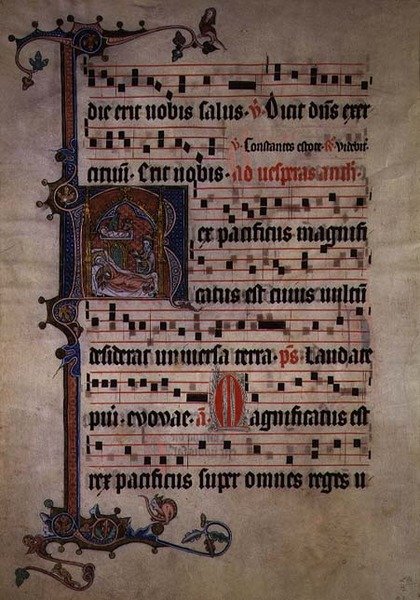 Levél egy "Órakönyvből", 1490 körül (illumináció) alkotó: French School