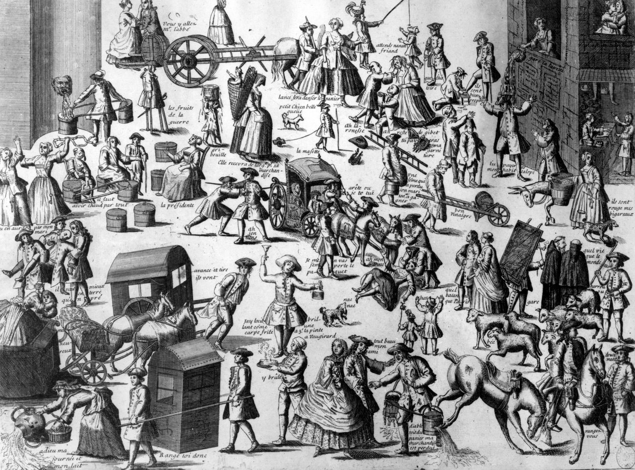 Párizs kínjai, 1720 körül alkotó: French School