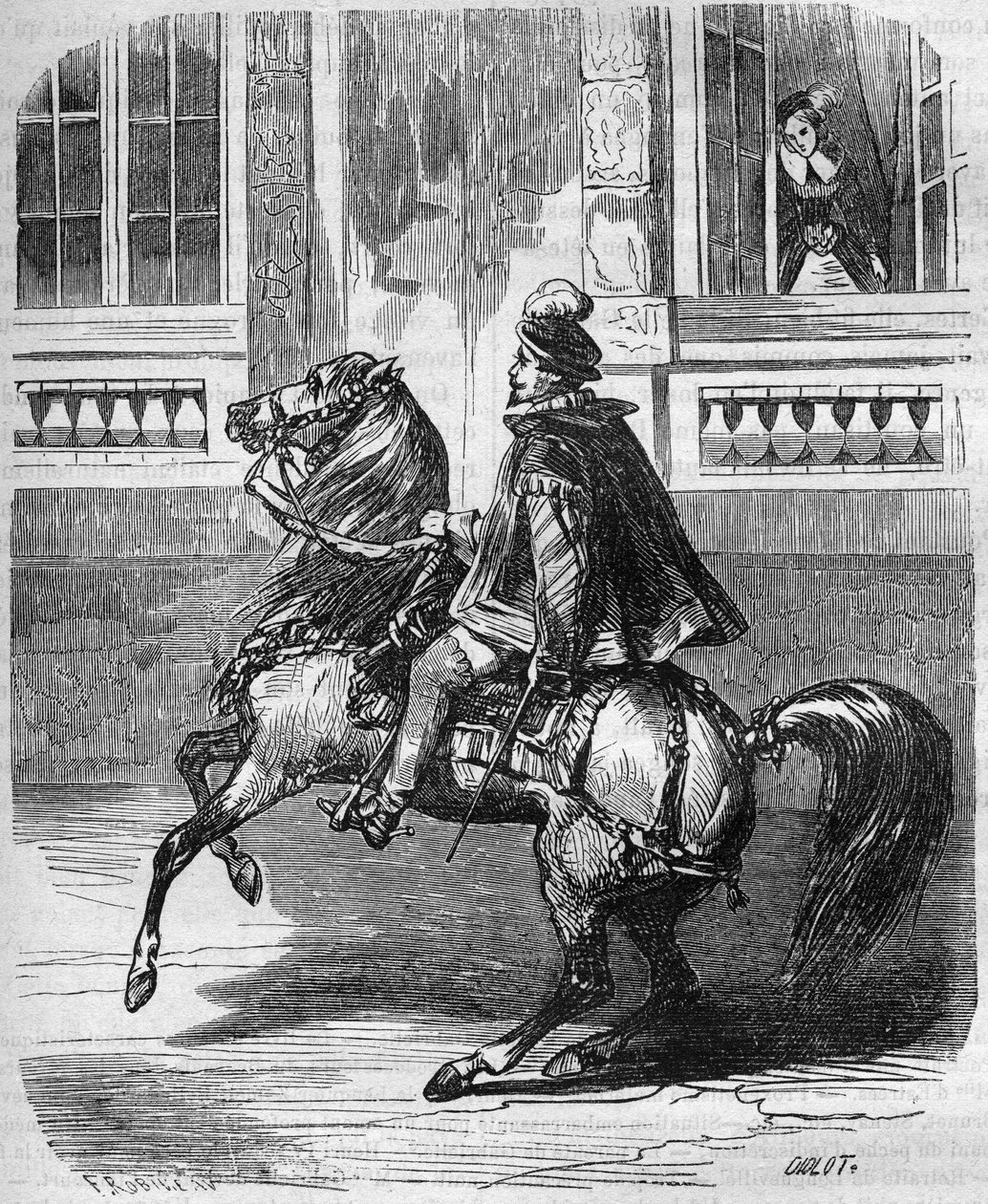II. Henrik király (1519-1559) és Diane de Poitiers (1499-1566) szerelmei. „A prostitúció és kicsapongás története a világ összes népénél az ókortól napjainkig” című metszete Dr. Th. -F. Debray alkotó: French School