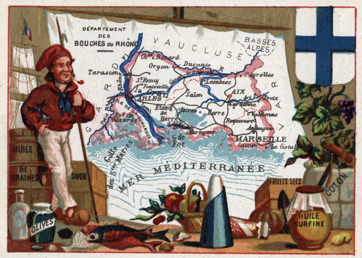 A Rhone torkolatai (Bouches-du-Rhone alkotó: French School