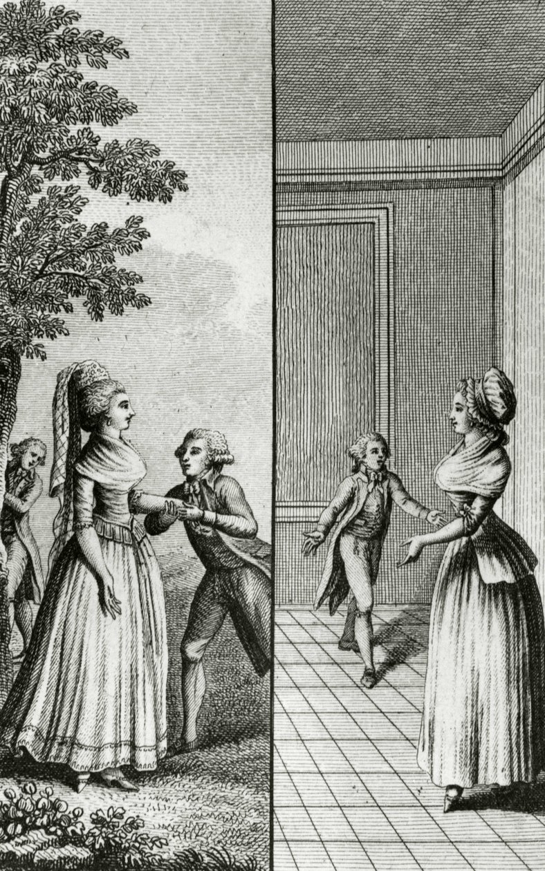 Libertinage - „A Francia Köztársaság egy nőjének története napról napra”, Restif de La Bretonne (1734-1806), Genf 1791-1794. alkotó: French School