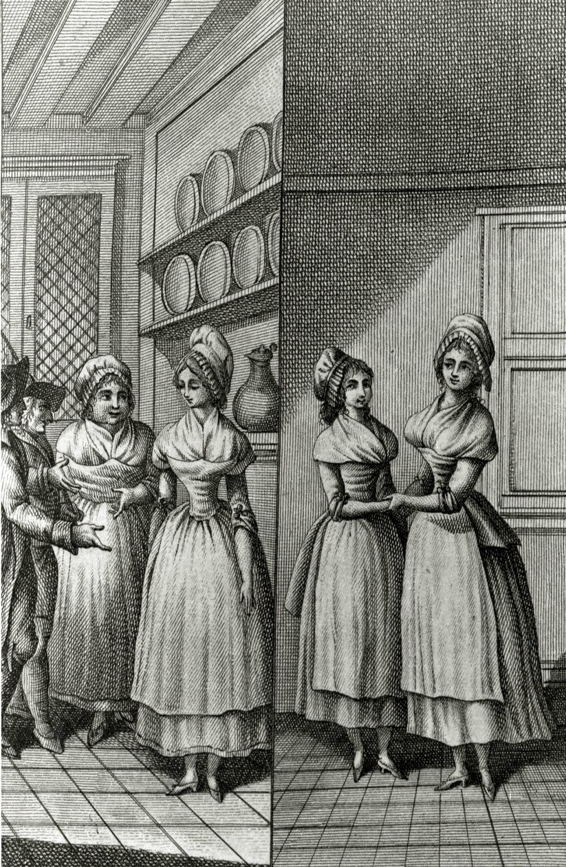 Libertinage - „A Francia Köztársaság egyik nőjének története napról napra”, Restif de La Bretonne (1734-1806), Genf 1791-1794. alkotó: French School
