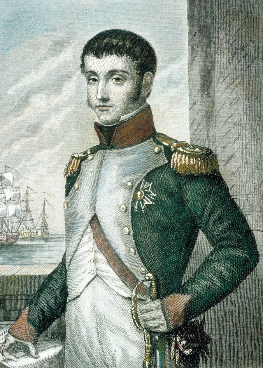 Louis Bonaparte (színes metszet) alkotó: French School