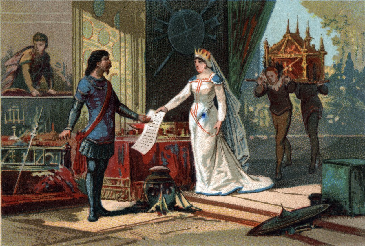 II. Lajos elmondta, hogy a Begue (846-879), Franciaország királya anyósától (Richilde d