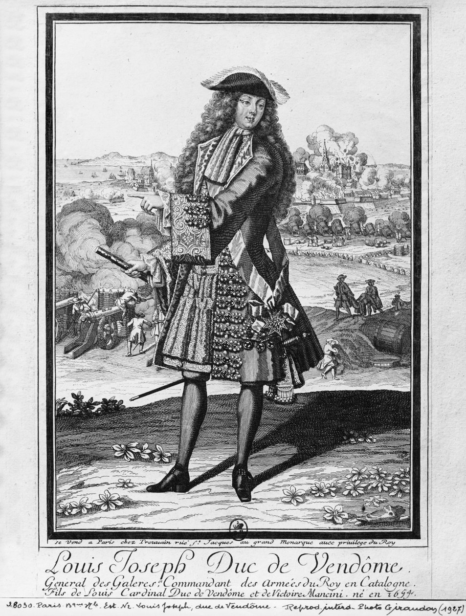 Louis Joseph de Bourbon, Vendome hercege, a Nagy Vendome néven ismert alkotó: French School