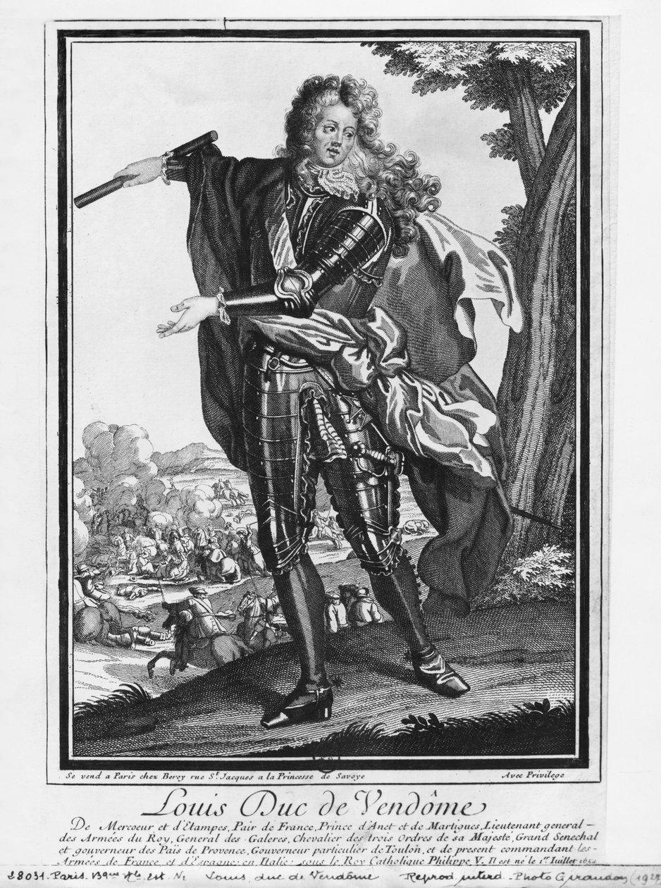 Louis Joseph de Bourbon, Vendome hercege, a Nagy Vendome néven ismert alkotó: French School