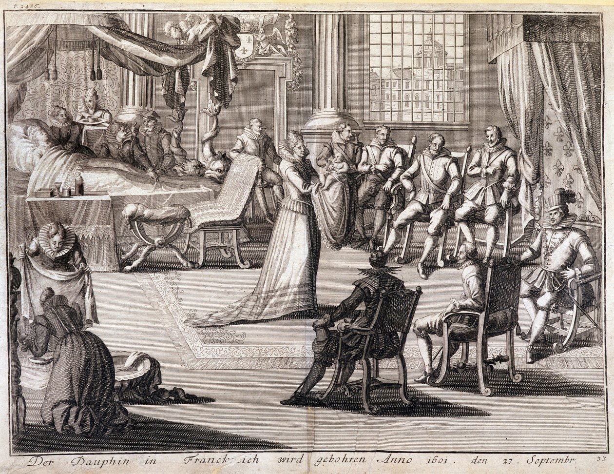 XIII. Lajos 1601. szeptember 27-én született. alkotó: French School