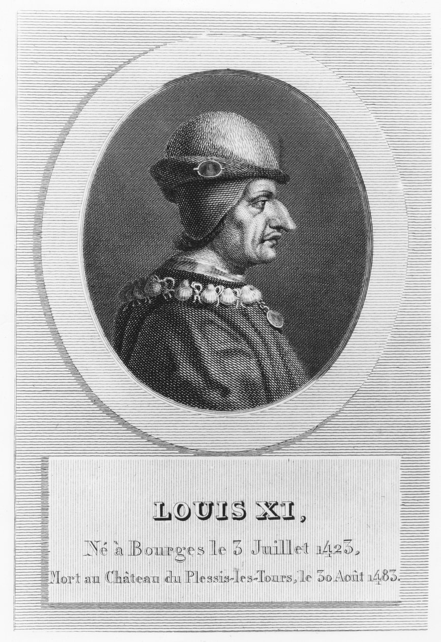 XI. Lajos francia király (metszet) alkotó: French School