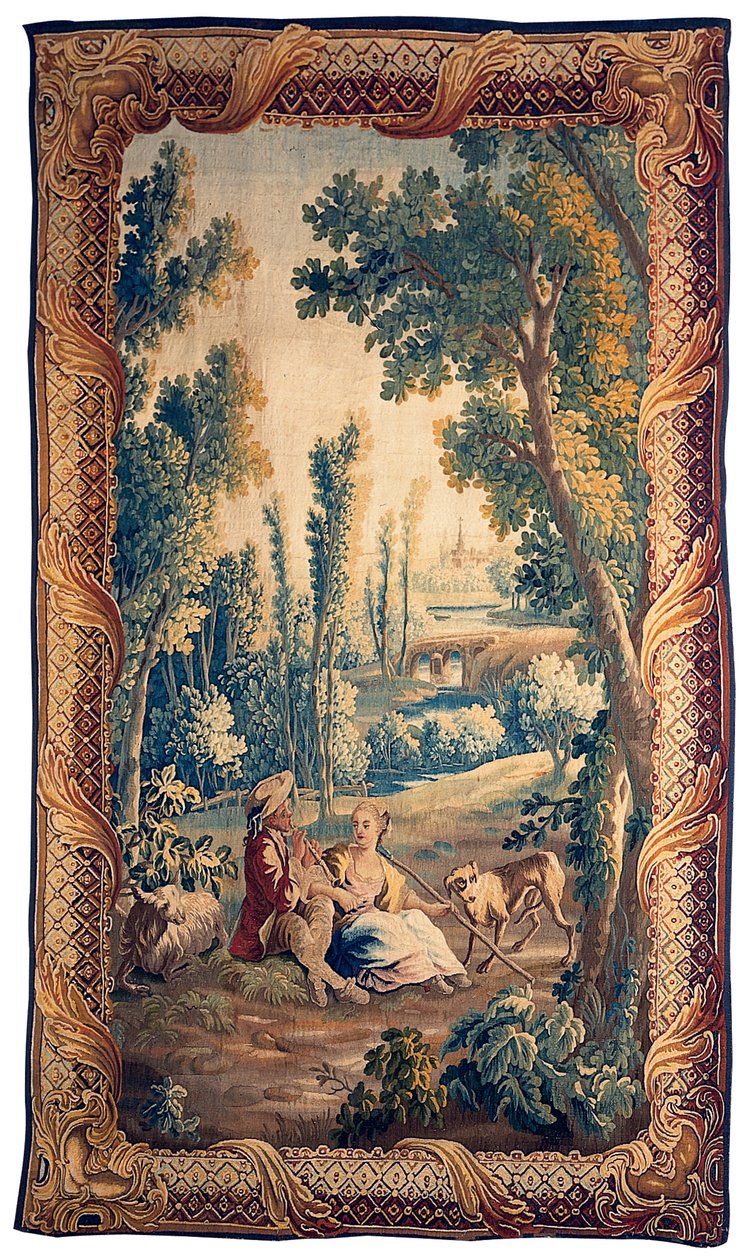 XV. Lajos Aubusson lelkipásztori kárpit alkotó: French School