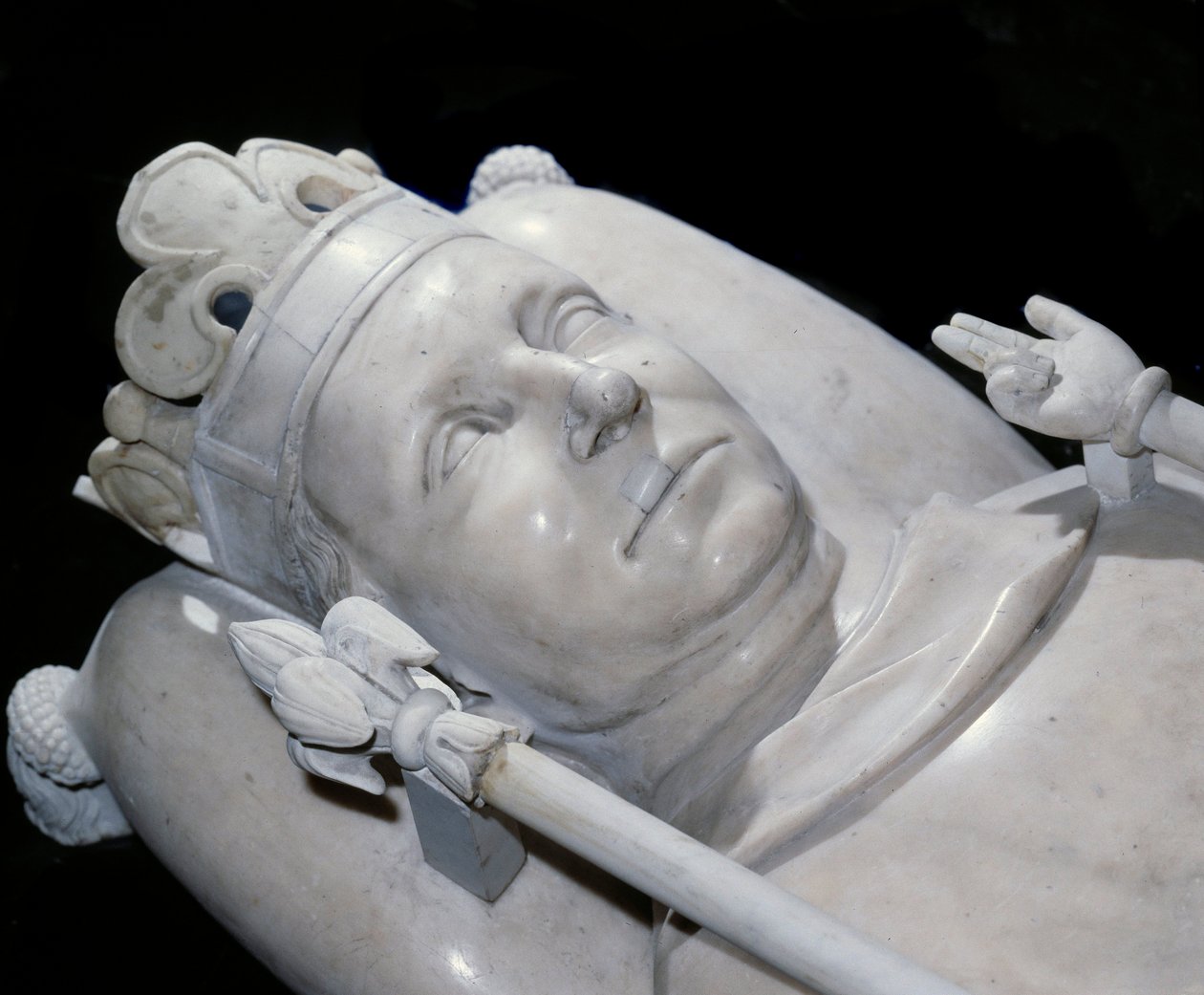 VI. Károly király hazudozása (1368-1422) Saint Denis-bazilika, Sain Denis alkotó: French School