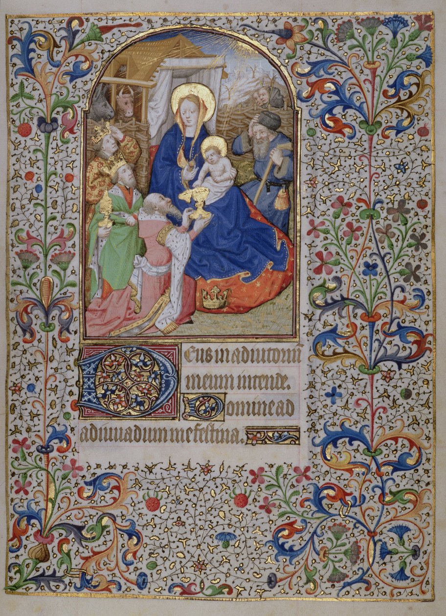MS.McClean.81.f68r A mágusok imádása, francia Horae alkotó: French School