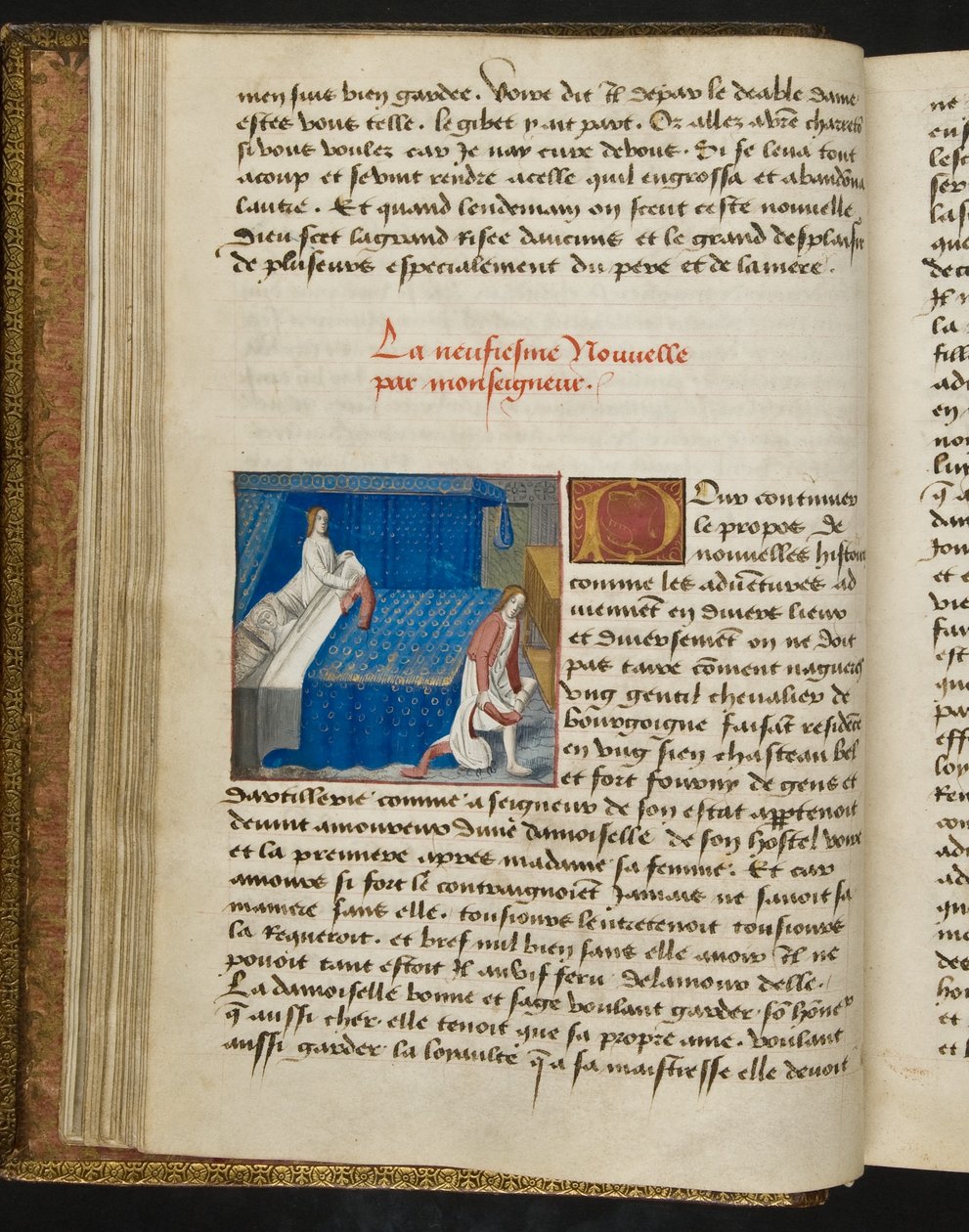 MS Hunter 252 020v oldal a száz új hírből, c.1461-62 alkotó: French School
