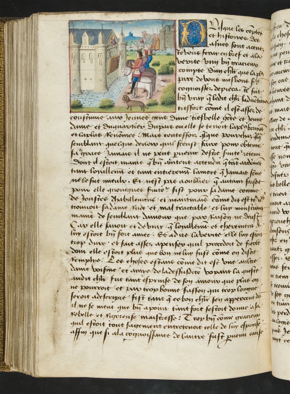 MS Hunter 252 169v oldal Cent Nouvelles Nouvelles, 1461-62 körül alkotó: French School