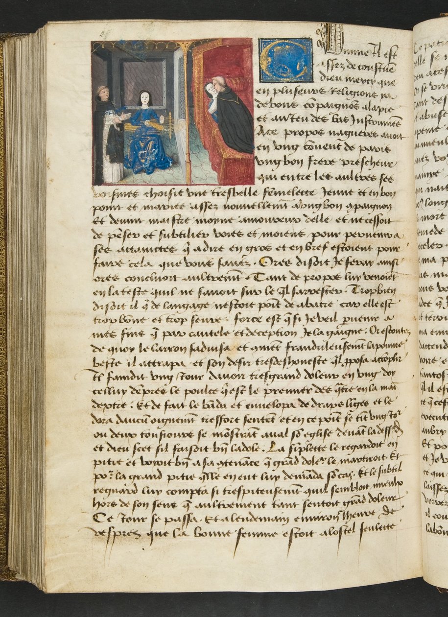 MS Hunter 252 190v oldal Cent Nouvelles Nouvelles, 1461-62 körül alkotó: French School