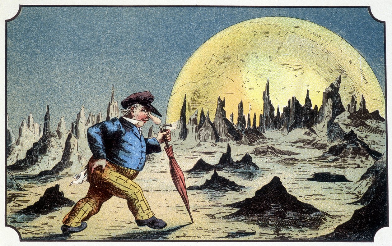 M. Baboulifiche a Holdon – A „Journey in the moon” című művében, A. Ville-d