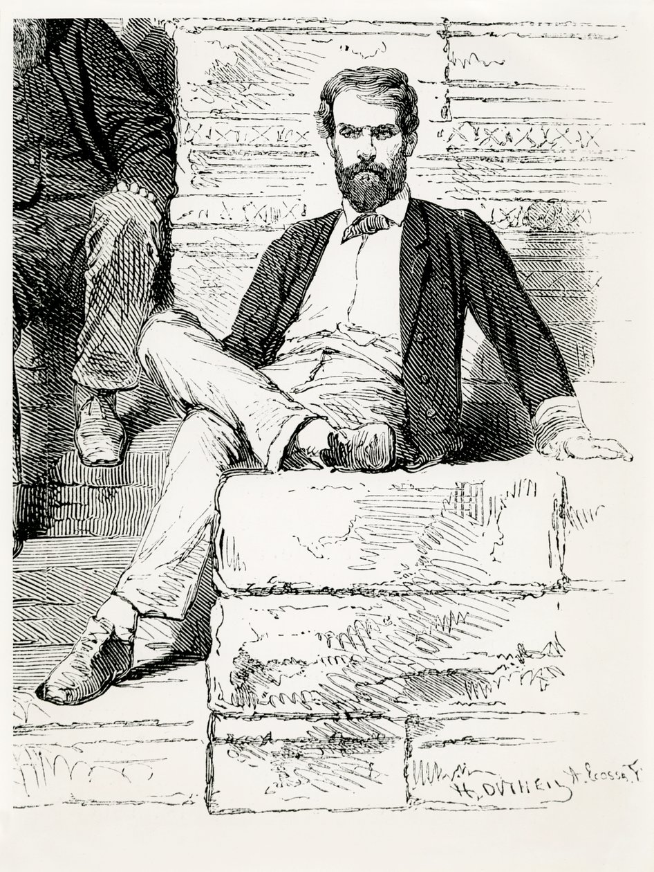M. Doudart de Lagree, francia expedíció Me-Kongba alkotó: French School