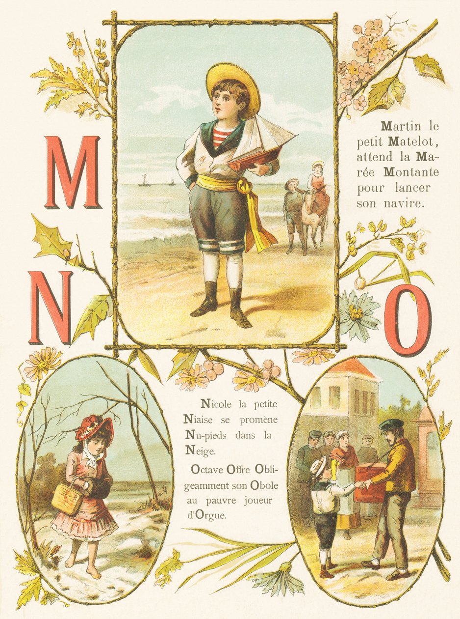 M N W: Tengerész, Maree, Niaise, Barefoot, Snow, Obole, Orgona alkotó: French School