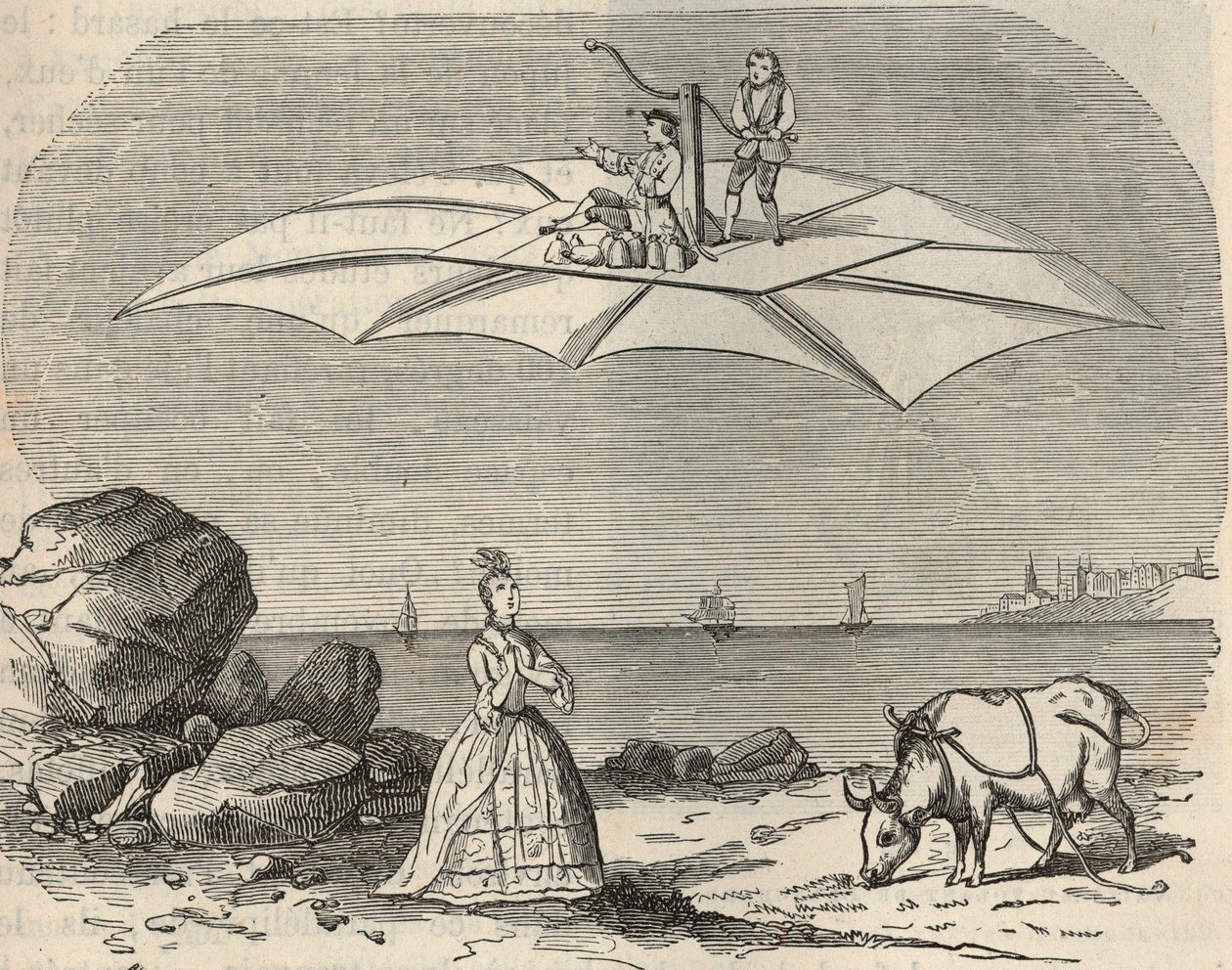 Gép (Sikló) Samuel Musgrave (1732-1780) Metszet a "" Tudományok mindenki rendelkezésére - Populáris fizika és kémia" című részében, Alexis Clerc - 19. század vége - Magángyűjtemény alkotó: French School