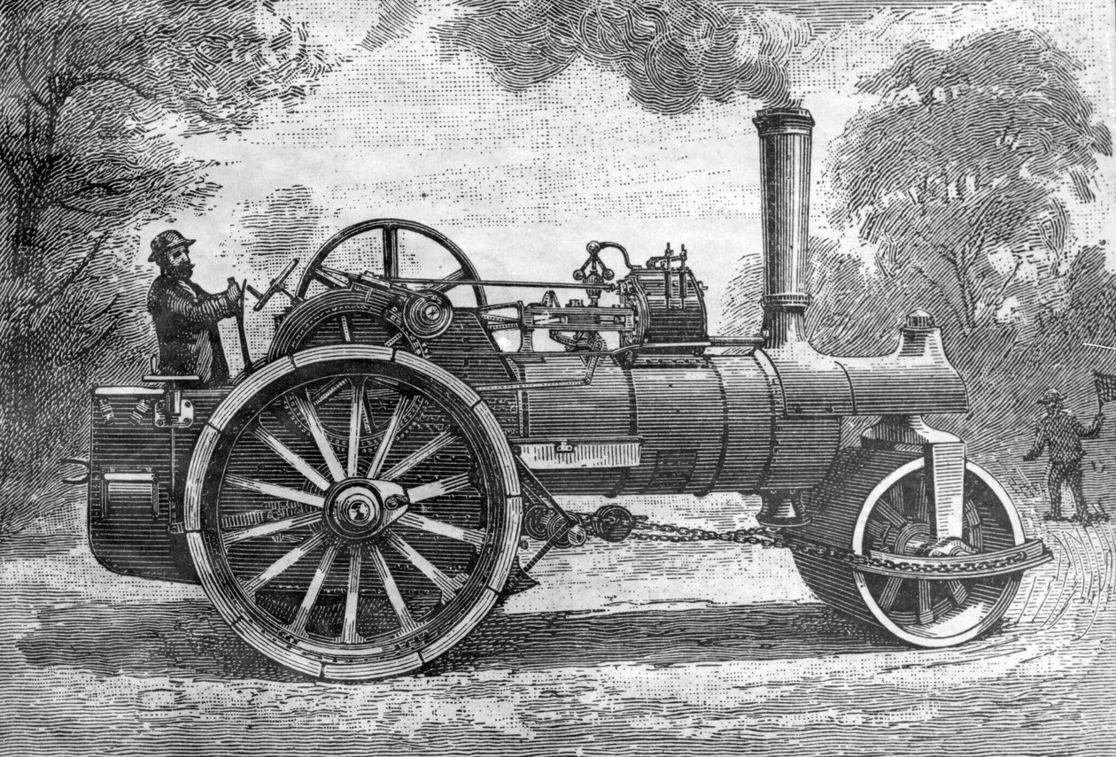 Machine Routiere, átvéve a Science Illustré-ből, 1891 alkotó: French School