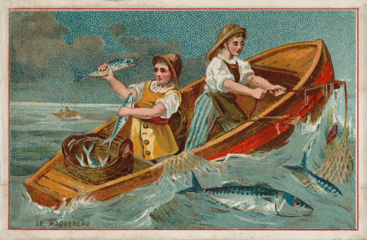 Makréla (chromolitho) alkotó: French School