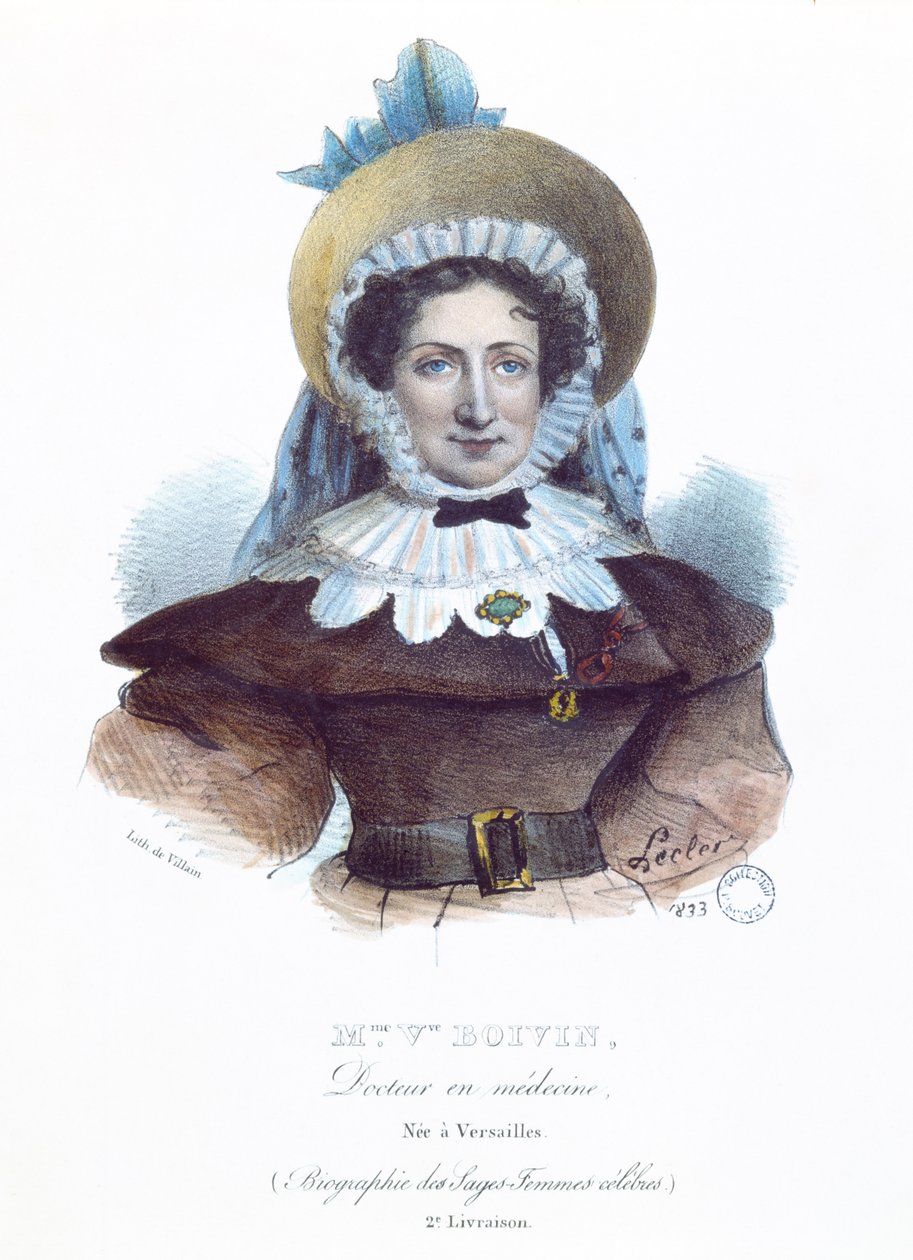 Madame Boivin (1783-1841) a híres nőkről szóló könyvből, 1833 alkotó: French School