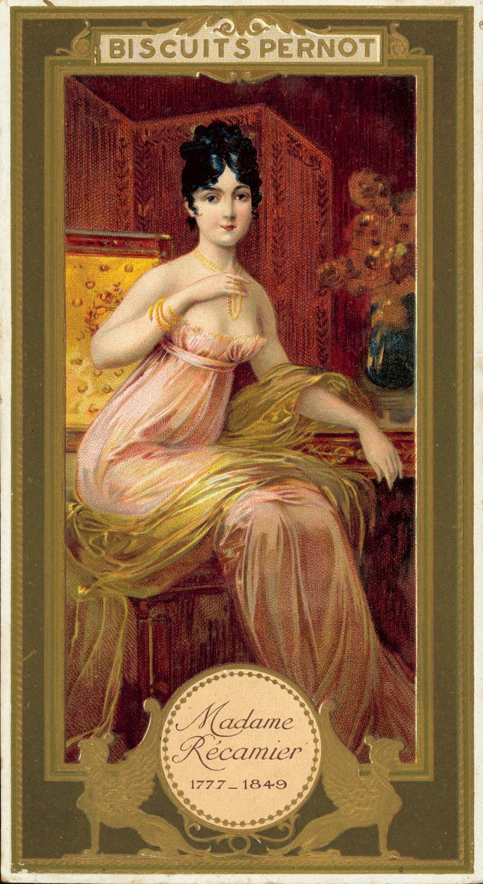 Madame Recamier (kromolit) alkotó: French School