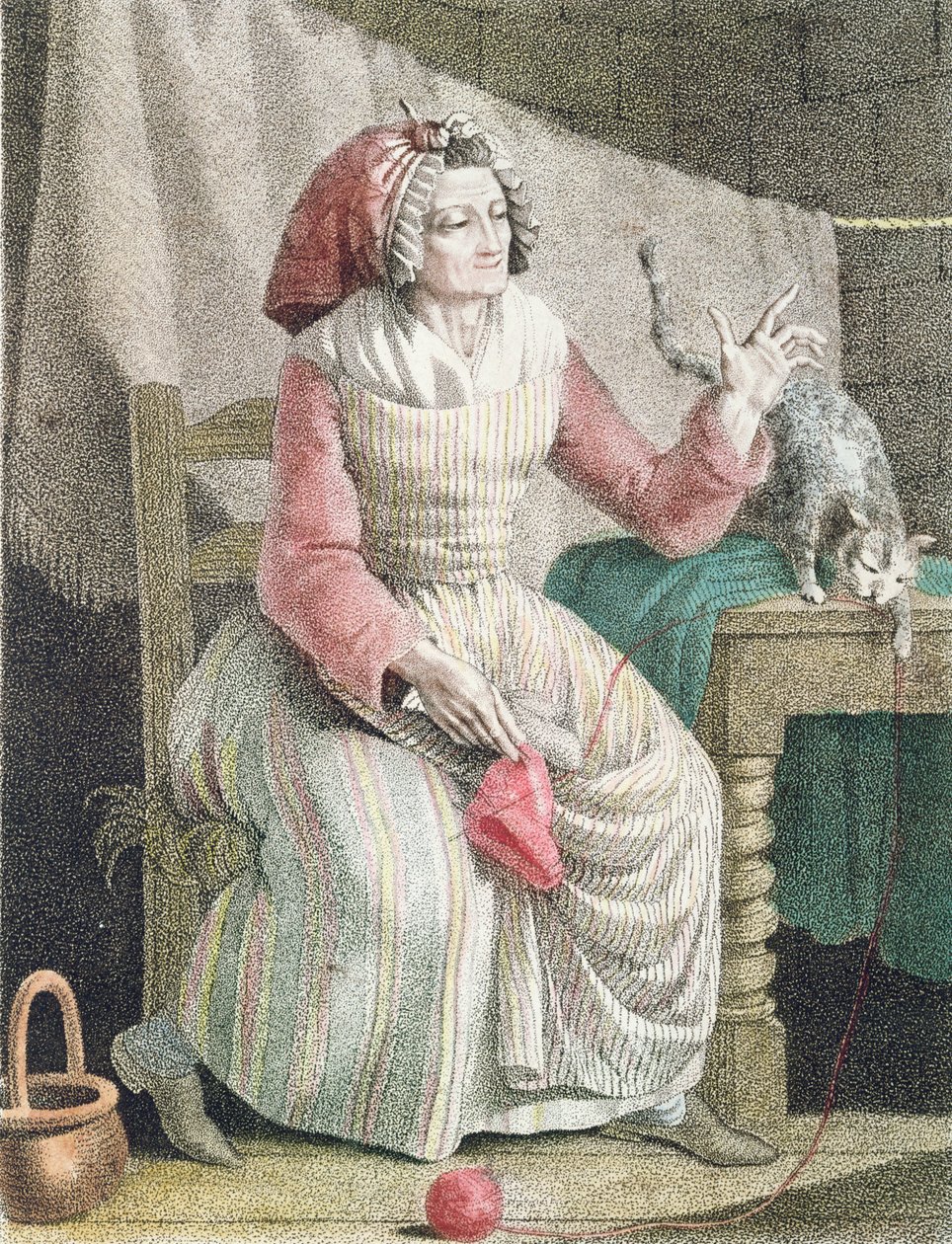 Madame Sans Culotte, 1789 körül alkotó: French School