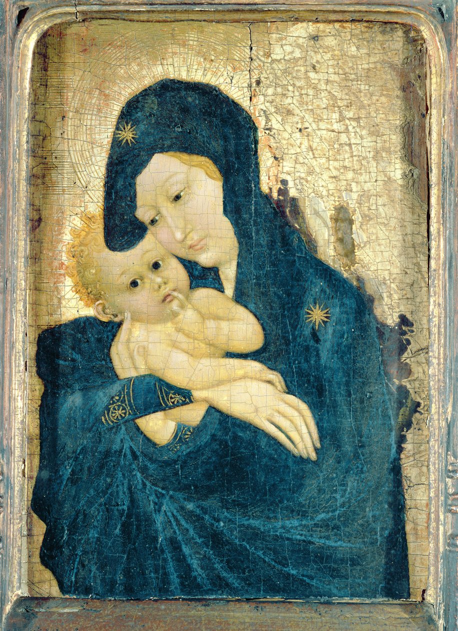 Madonna és gyermeke, Bourgogne Iskola alkotó: French School