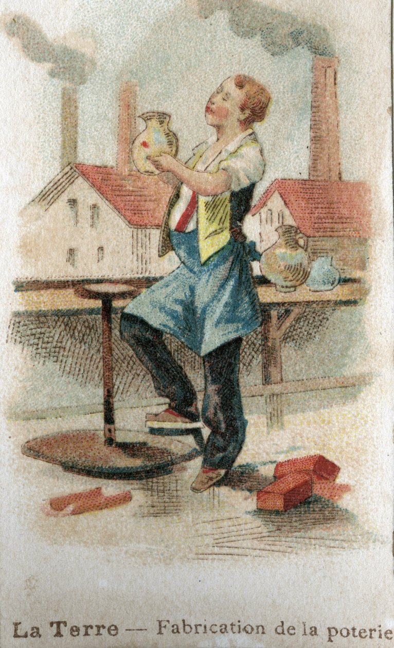 Kerámiagyártás, 20. század eleje (kromo) alkotó: French School