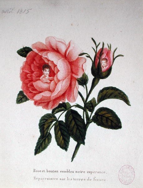 Marie-Louise (1791-1847) fiával, Róma királyával (1811-32) alkotó: French School