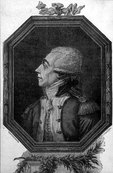 Marie Joseph Paul Yves Roch Gilbert du Motier, Marquis de Lafayette (1757-1834) metszet) alkotó: French School