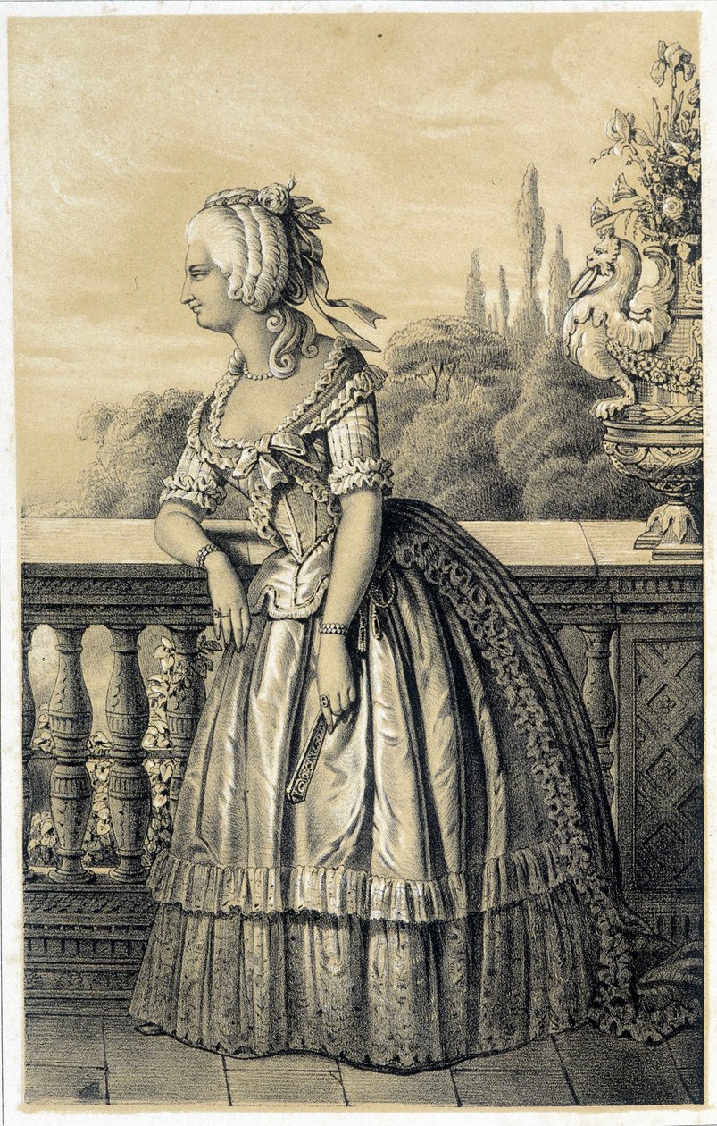 Marie Therese de Savoie Carignan (1749-1792), Lamballe hercegnője - Albert Maurin „A francia forradalom történelmi galériájában”, szerk. Párizs 1843 alkotó: French School