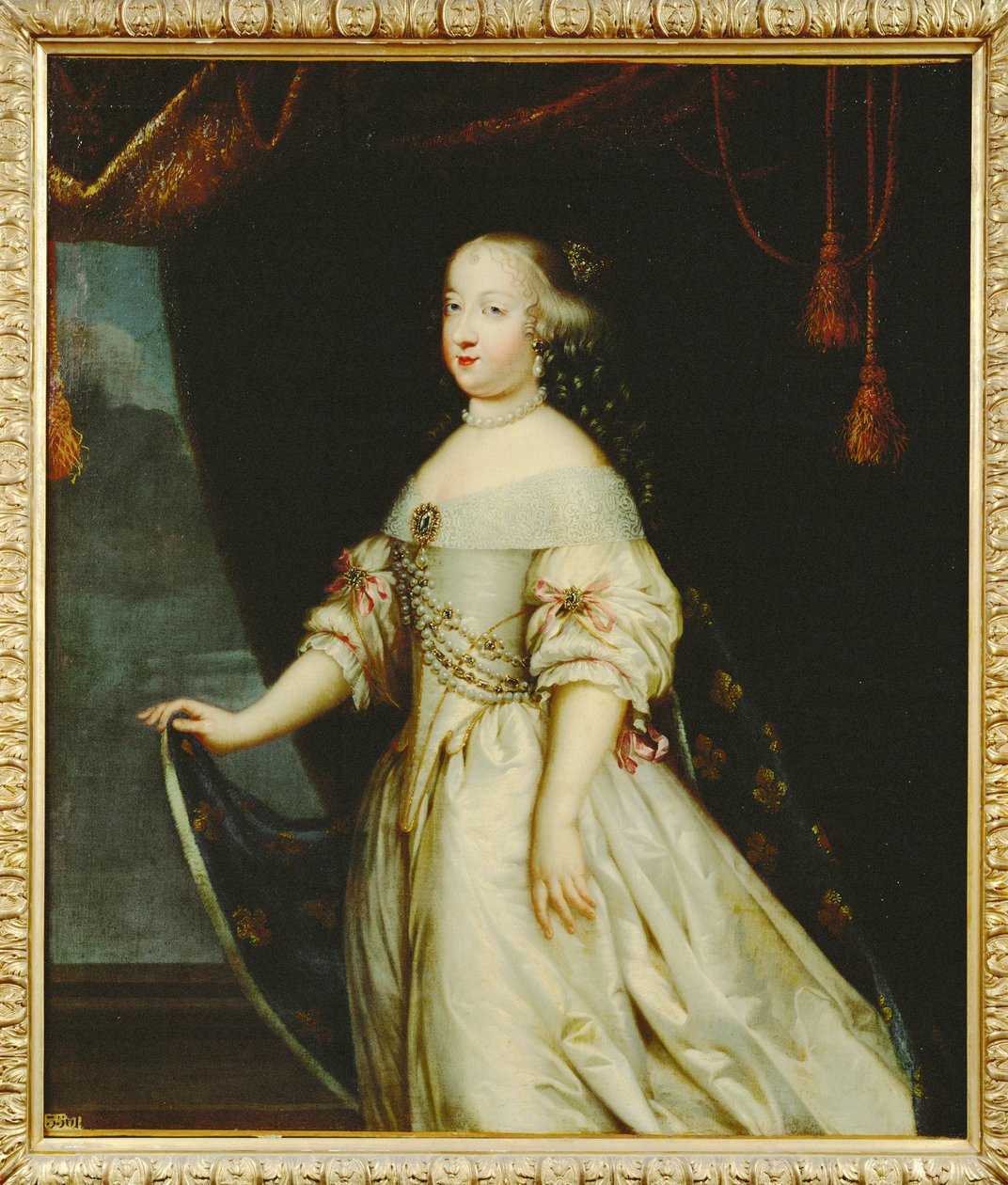 Marie Therese of Austria, Queen of France ... (festmény, vászon) alkotó: French School