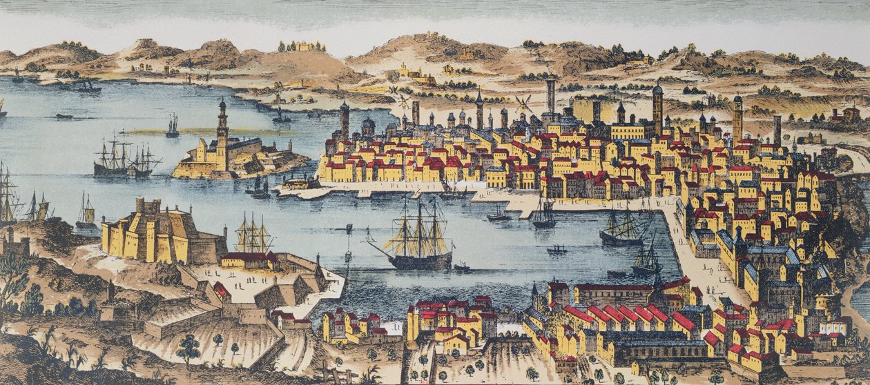 Marseille a 17. század végén alkotó: French School