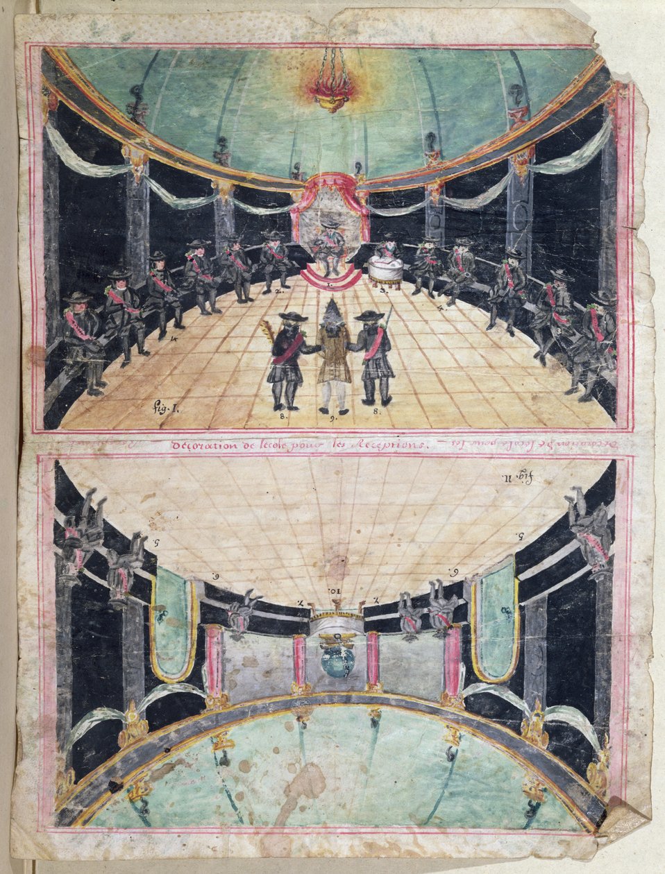 Szabadkőműves fogadtatás Franciaországban, XVIII. század második fele alkotó: French School