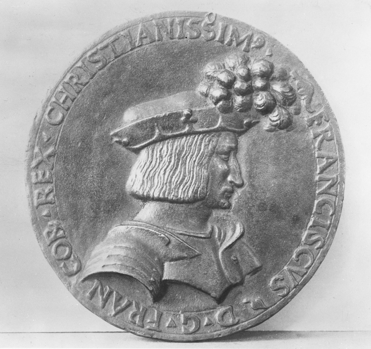 I. Ferenc francia érem (bronz) alkotó: French School