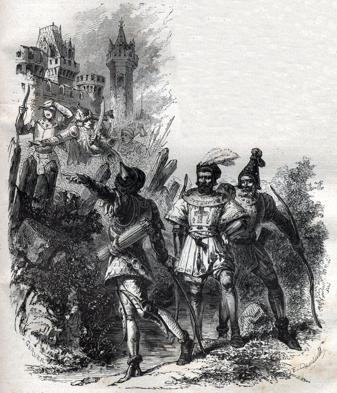 VI. Kelemen pápa zsoldosai és banditái (Peter Roger alkotó: French School