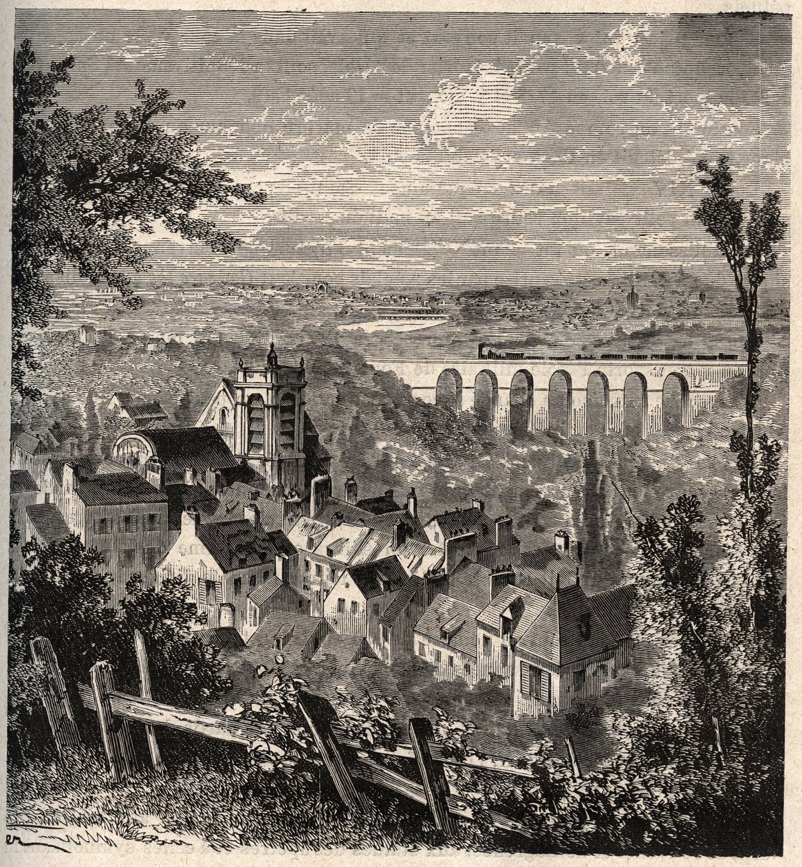Meudon - Hauts-de-Seine megye - „” PATRIE” vésés” – LEÍRÁS PECTURESSE DE LA FRANCE EN 6 KÖTET – LUCIEN HUARD – 19. század vége alkotó: French School