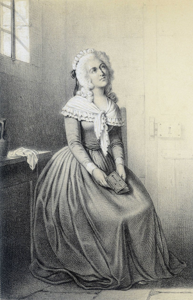 Mme Elisabeth Albert Maurin „A francia forradalom történelmi galériájában”. alkotó: French School