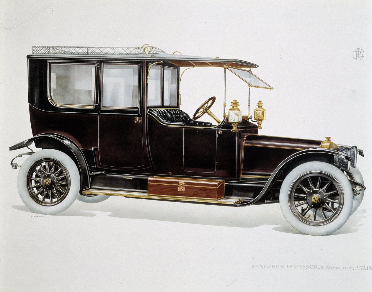 Limuzinmodell – a „” The Panhard and Levassor Establishments”-ben” alkotó: French School